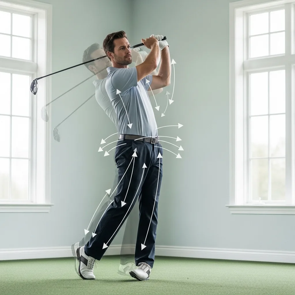 improve golf swing at home